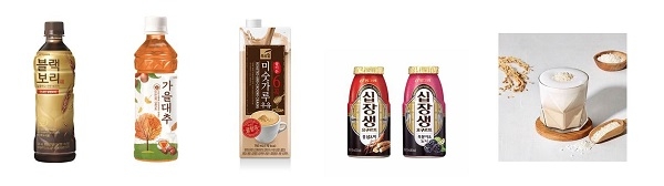 음료업계 전통 재료 활용 토종음료 출시 활발 (사진제공= 각 사)