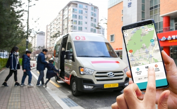 현대차는 택시운송가맹사업자 'KST모빌리티'와 함께 14일부터 서울 은평뉴타운에서 커뮤니티형 모빌리티 서비스 '셔클'을 시범 운영한다고 13일 밝혔다. [사진=현대차그룹 제공]