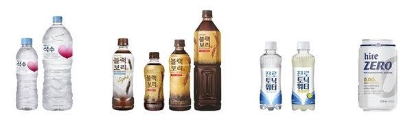 하이트진로음료 주요 제품 [사진=하이트진로음료 제공]