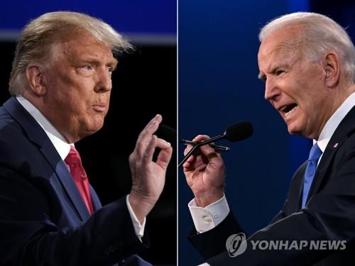 트럼프 대통령과 바이든 대선 후보 [사진=AFP/연합뉴스]