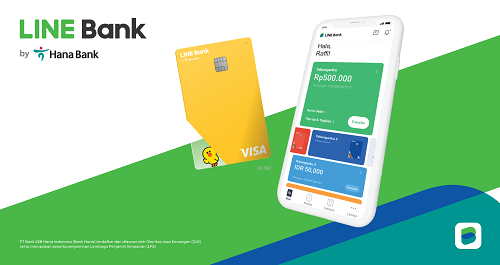 하나금융이 글로벌 모바일 플랫폼 라인(LINE)과 인도네시아에서 '라인뱅크(LINE Bank)' 서비스를 시작했다. [사진=하나금융 제공]