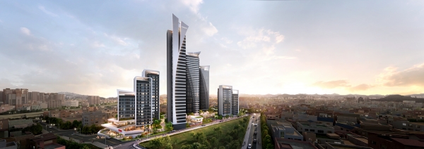서울 신림동 미성아파트 재건축정비사업 제안 투시도. [사진=HDC현대산업개발 제공]