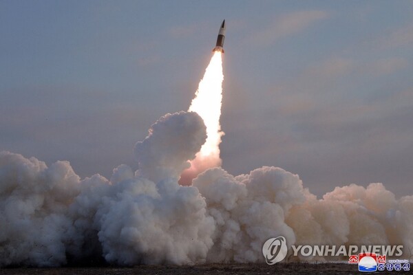 북한 미사일 발사 장면. 기사내용과 직접 관련 없음.. [사진=조선중앙통신/연합뉴스]